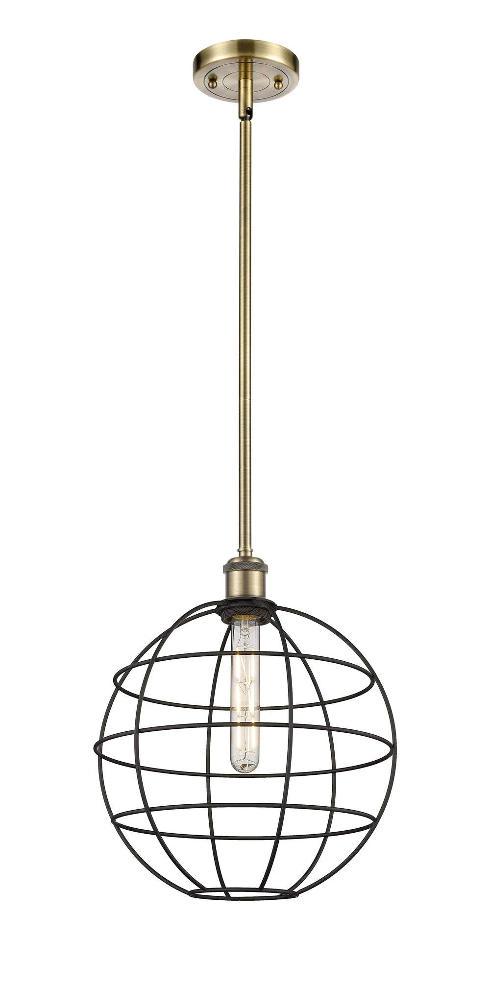 Innovations Lighting Lake Placid 12" Mini Pendant - Antique Brass Mini-Pendants Innovations Lighting Default Title  