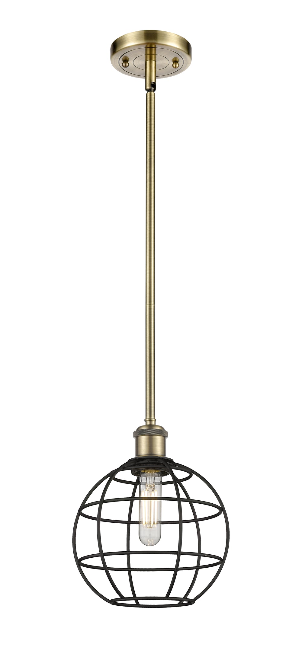 Innovations Lighting Lake Placid 8" Mini Pendant - Antique Brass Mini-Pendants Innovations Lighting Default Title  