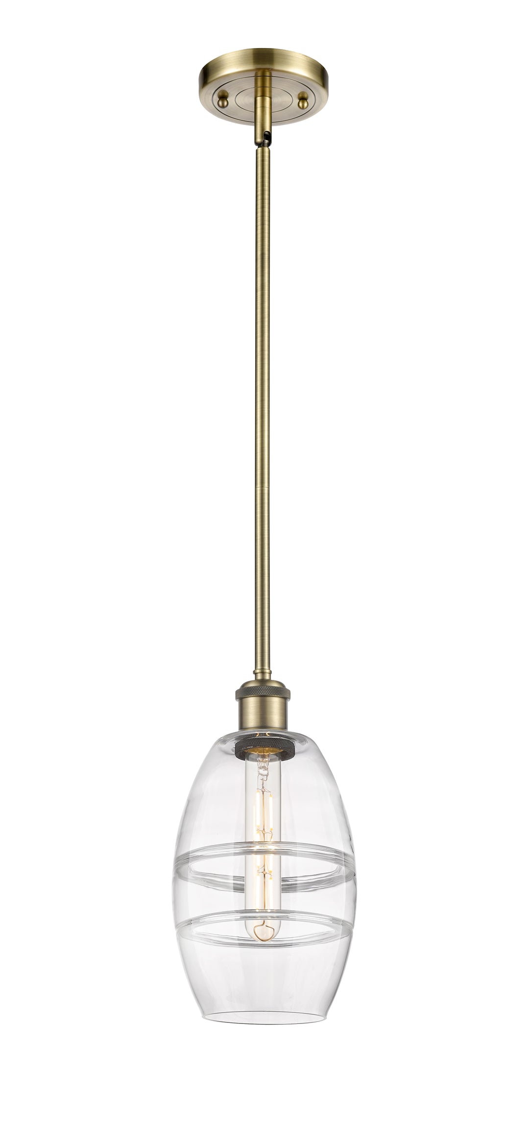 Innovations Lighting Vaz 6" Mini Pendant - Antique Brass Mini-Pendants Innovations Lighting   