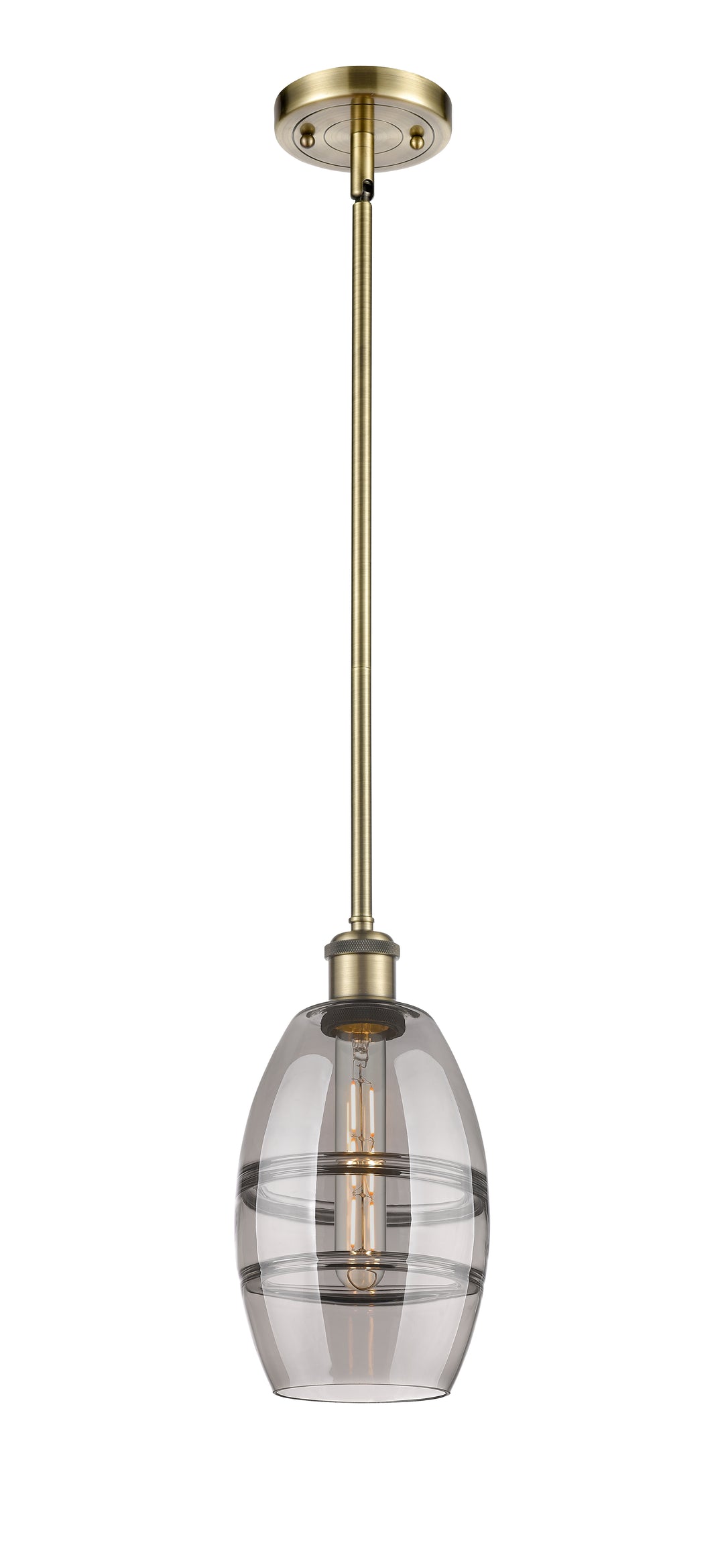 Innovations Lighting Vaz 6" Mini Pendant - Antique Brass Mini-Pendants Innovations Lighting   