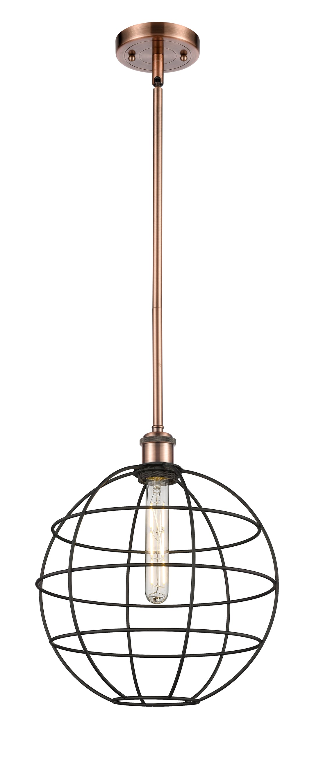 Innovations Lighting Lake Placid 12" Mini Pendant - Antique Copper Mini-Pendants Innovations Lighting Default Title  