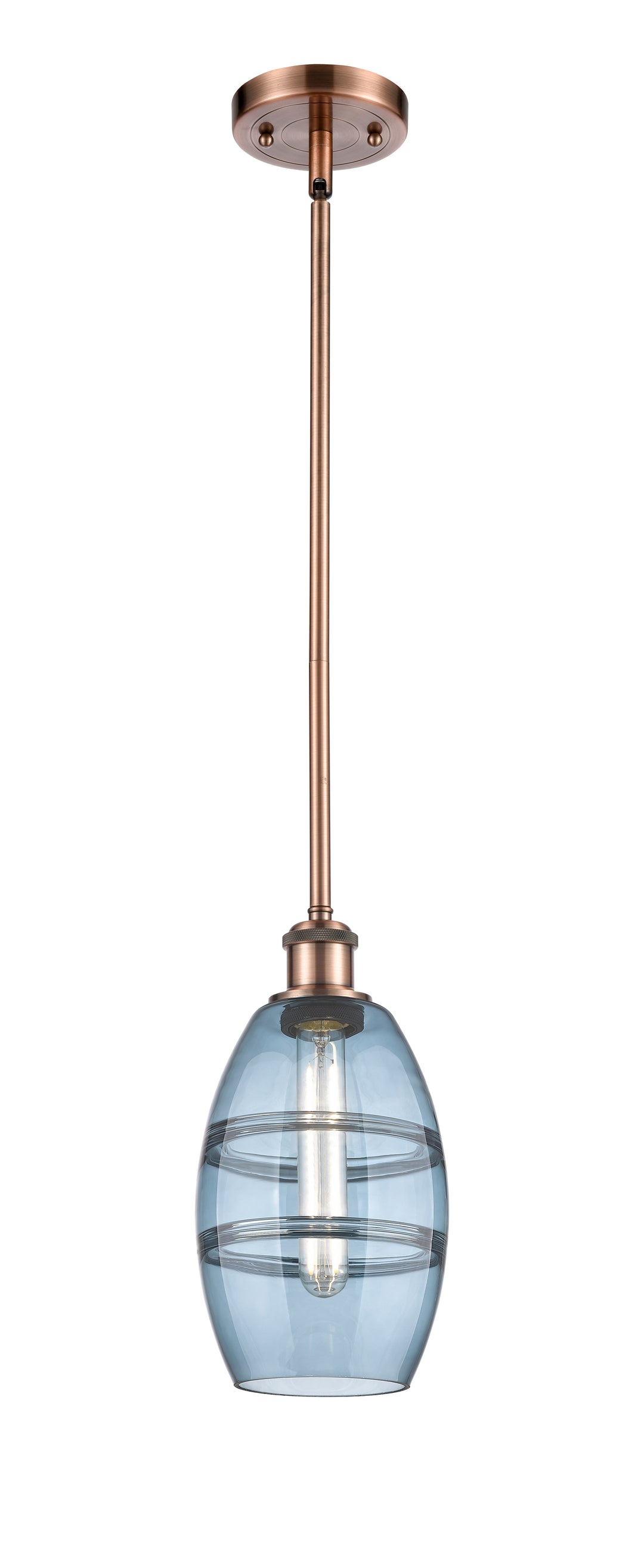 Innovations Lighting Vaz 6" Mini Pendant - Antique Copper Mini-Pendants Innovations Lighting   