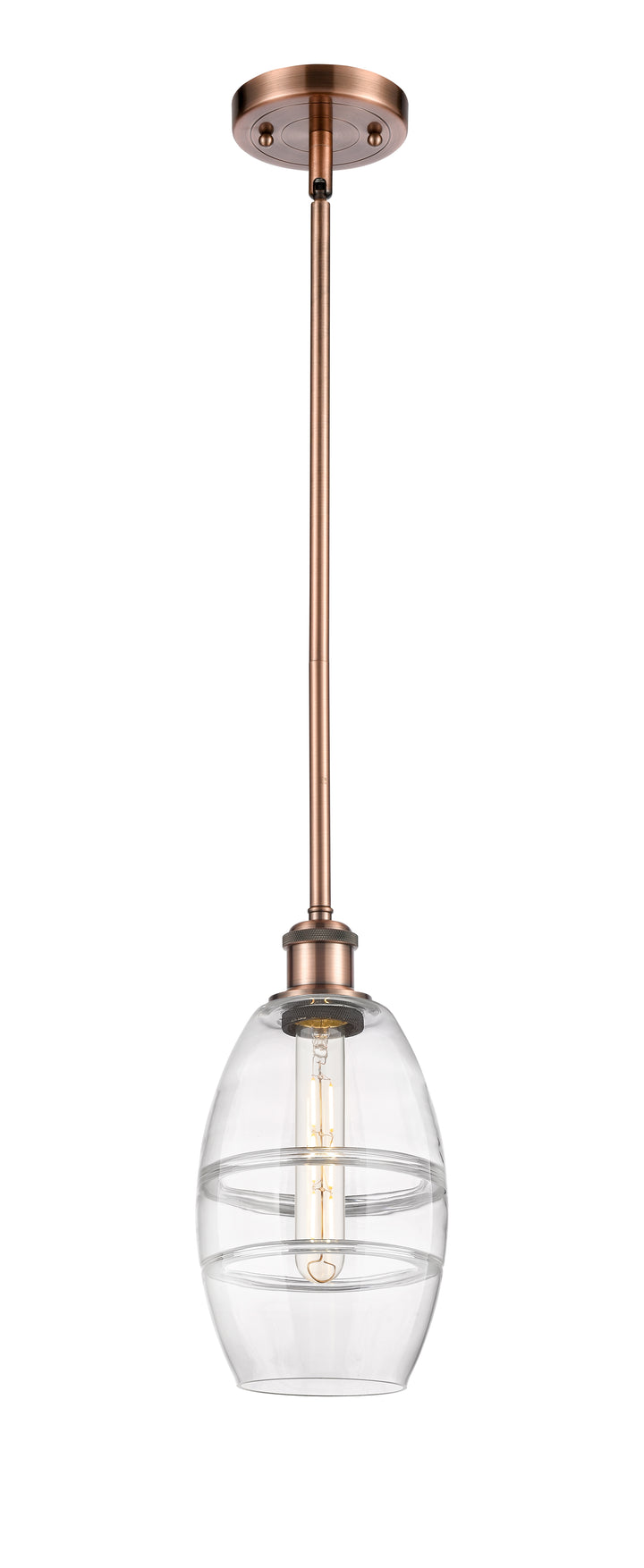 Innovations Lighting Vaz 6" Mini Pendant - Antique Copper Mini-Pendants Innovations Lighting   