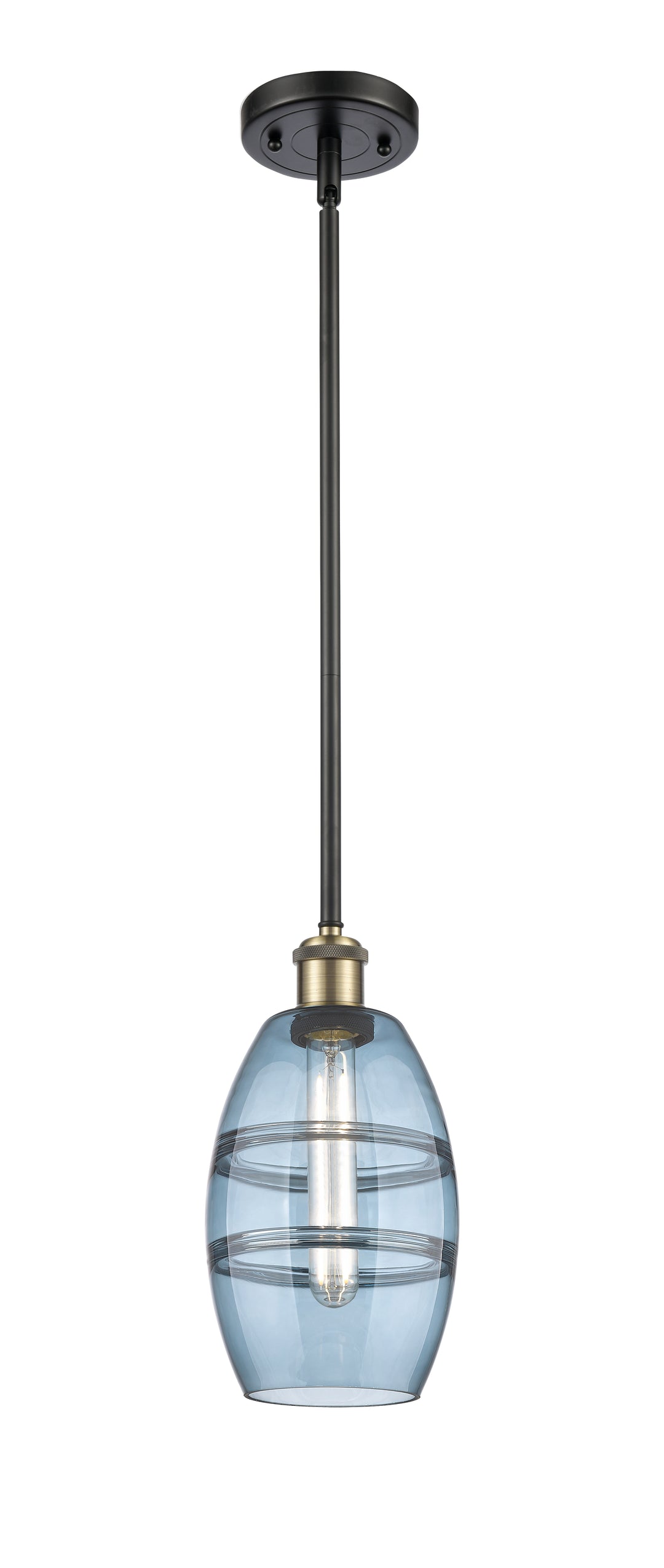 Innovations Lighting Vaz 6" Mini Pendant - Black Antique Brass Mini-Pendants Innovations Lighting   