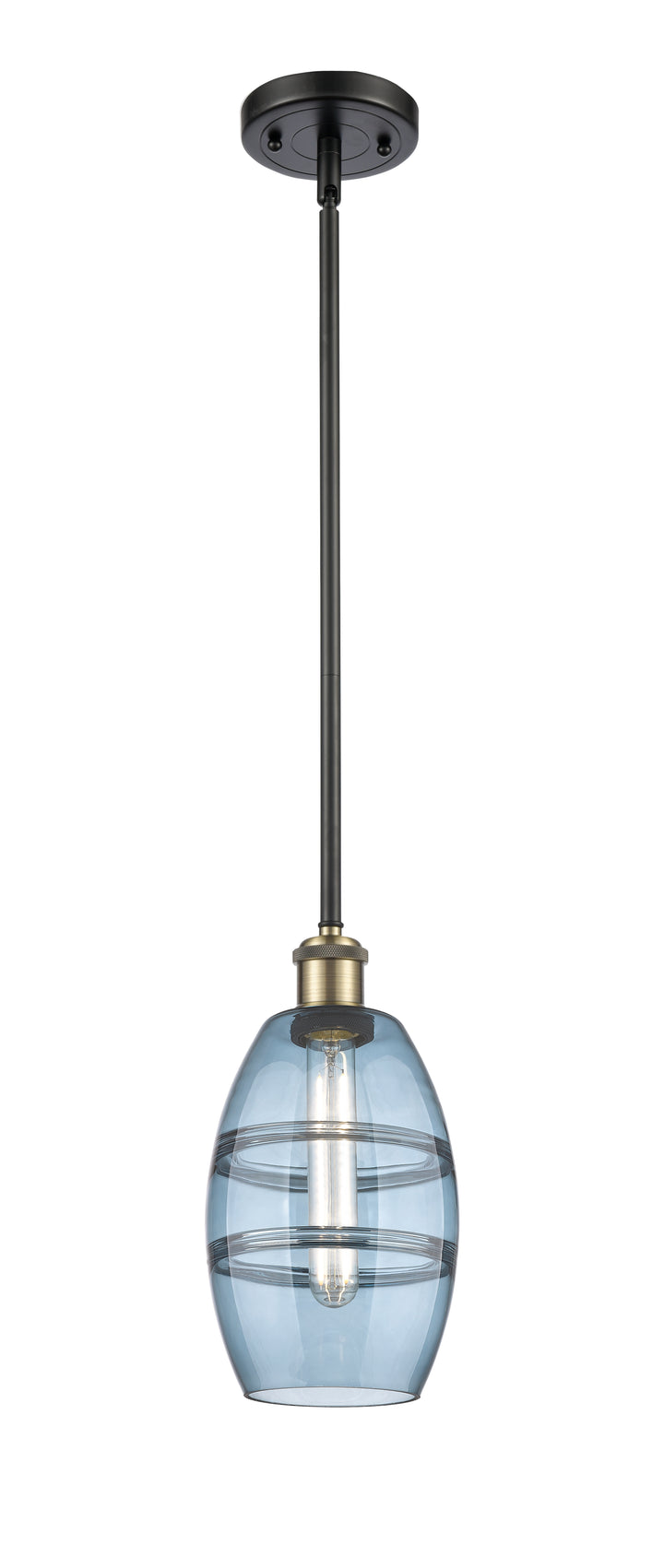 Innovations Lighting Vaz 6" Mini Pendant - Black Antique Brass Mini-Pendants Innovations Lighting   