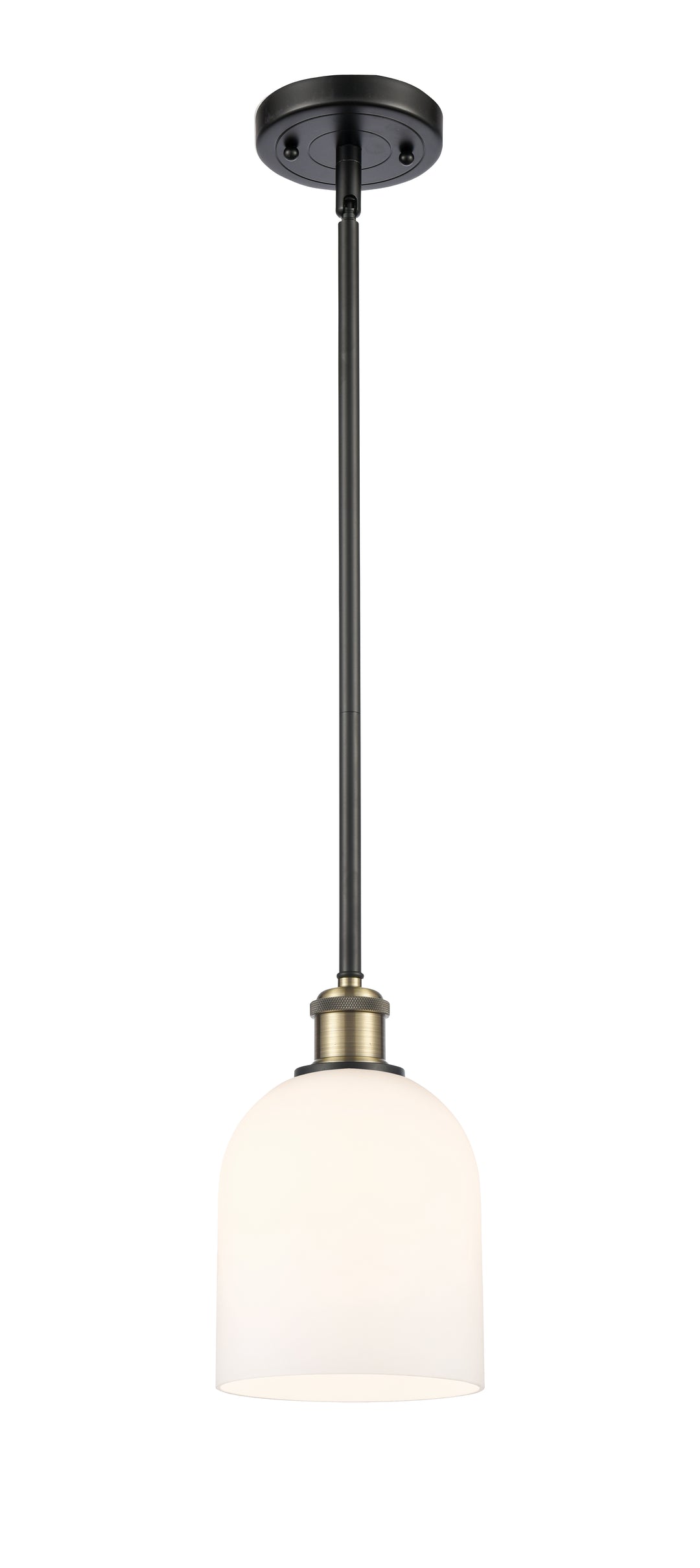 Innovations Lighting Bella 6" Mini Pendant - Black Antique Brass Mini-Pendants Innovations Lighting   