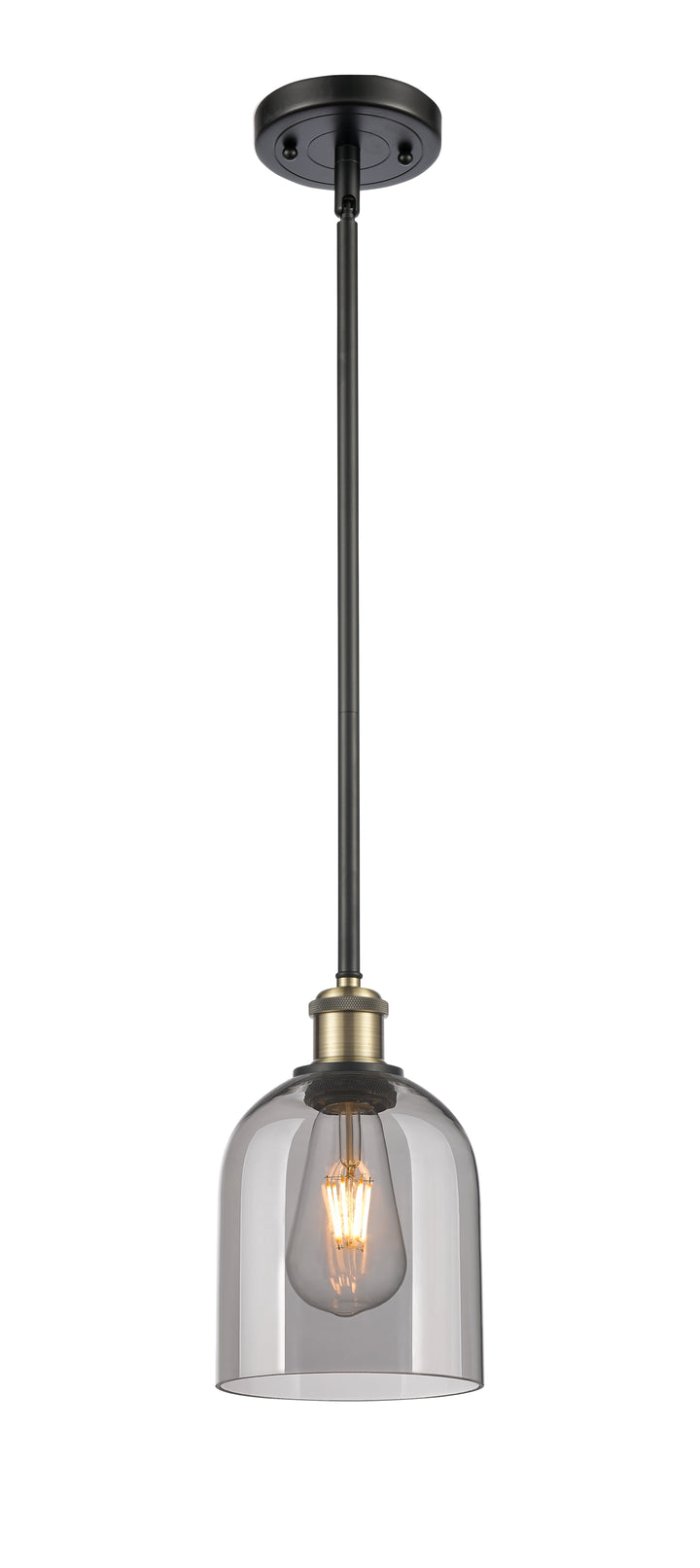 Innovations Lighting Bella 6" Mini Pendant - Black Antique Brass Mini-Pendants Innovations Lighting   