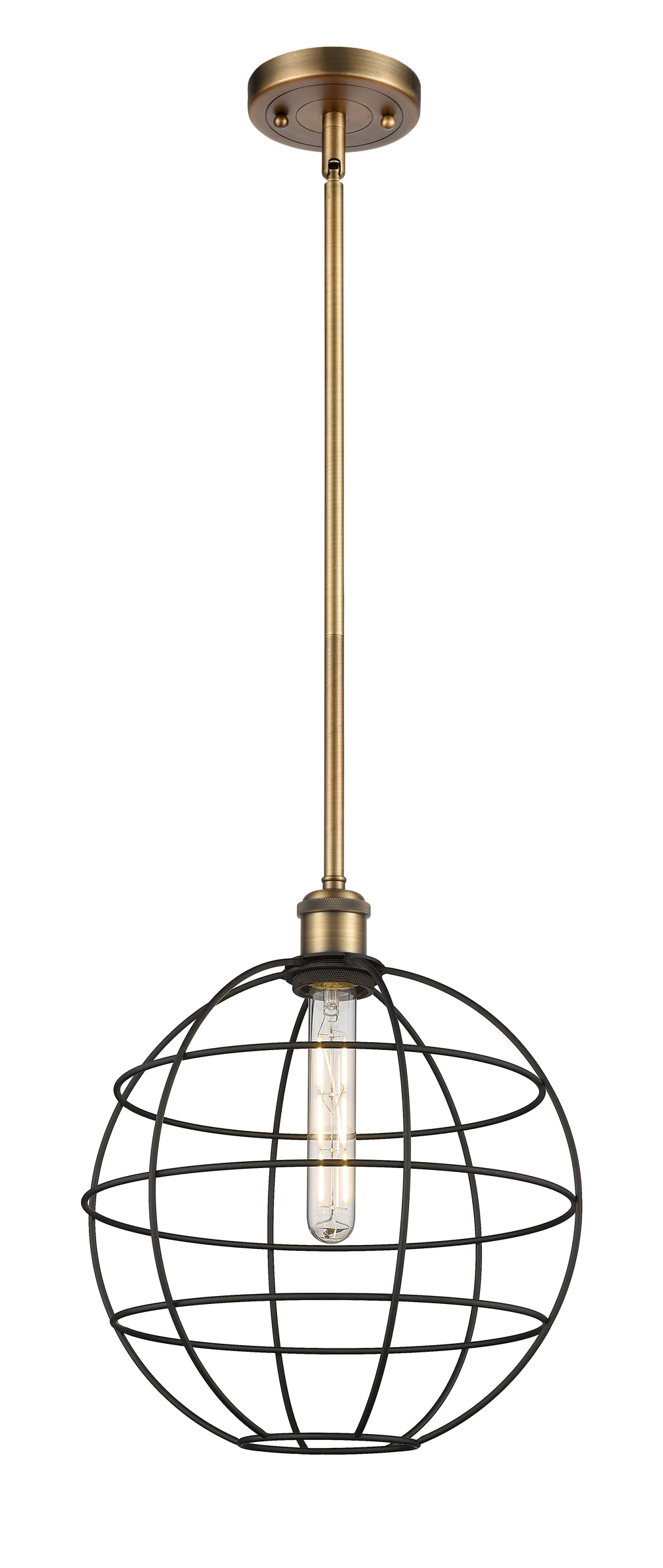 Innovations Lighting Lake Placid 12" Mini Pendant - Brushed Brass Mini-Pendants Innovations Lighting Default Title  