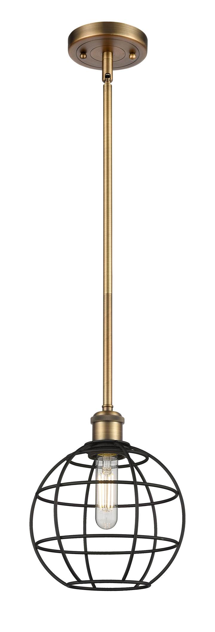 Innovations Lighting Lake Placid 8" Mini Pendant - Brushed Brass Mini-Pendants Innovations Lighting Default Title  