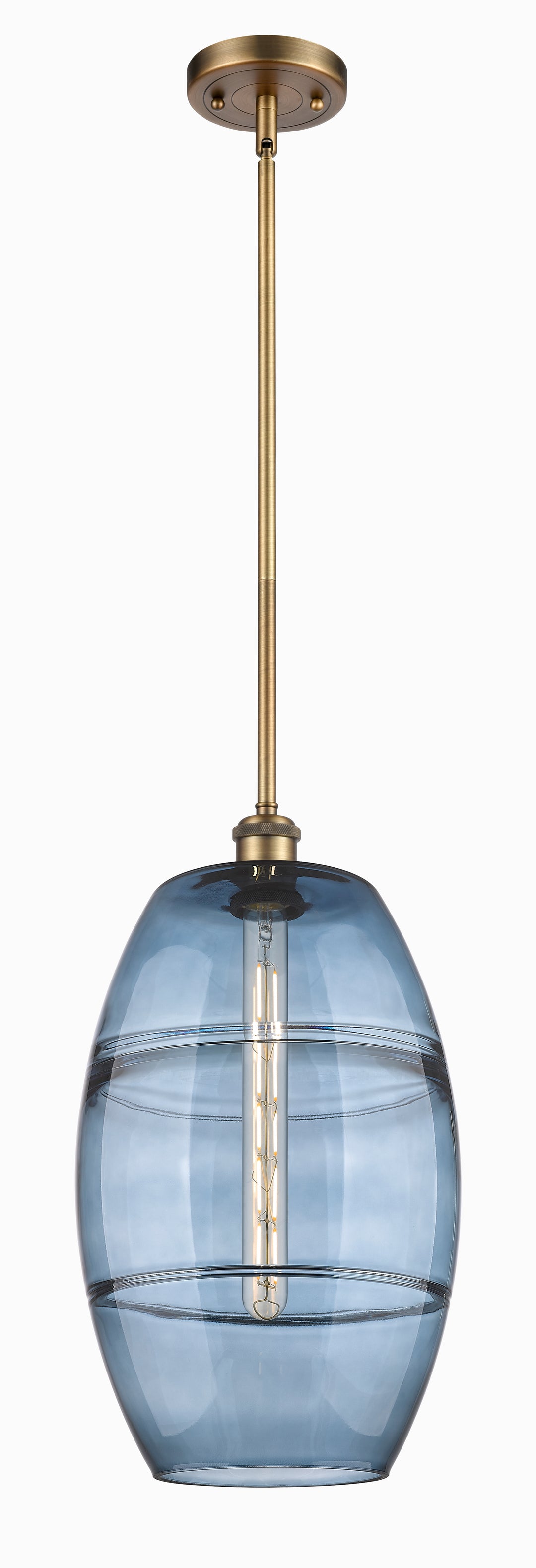 Innovations Lighting Vaz 10" Mini Pendant - Brushed Brass