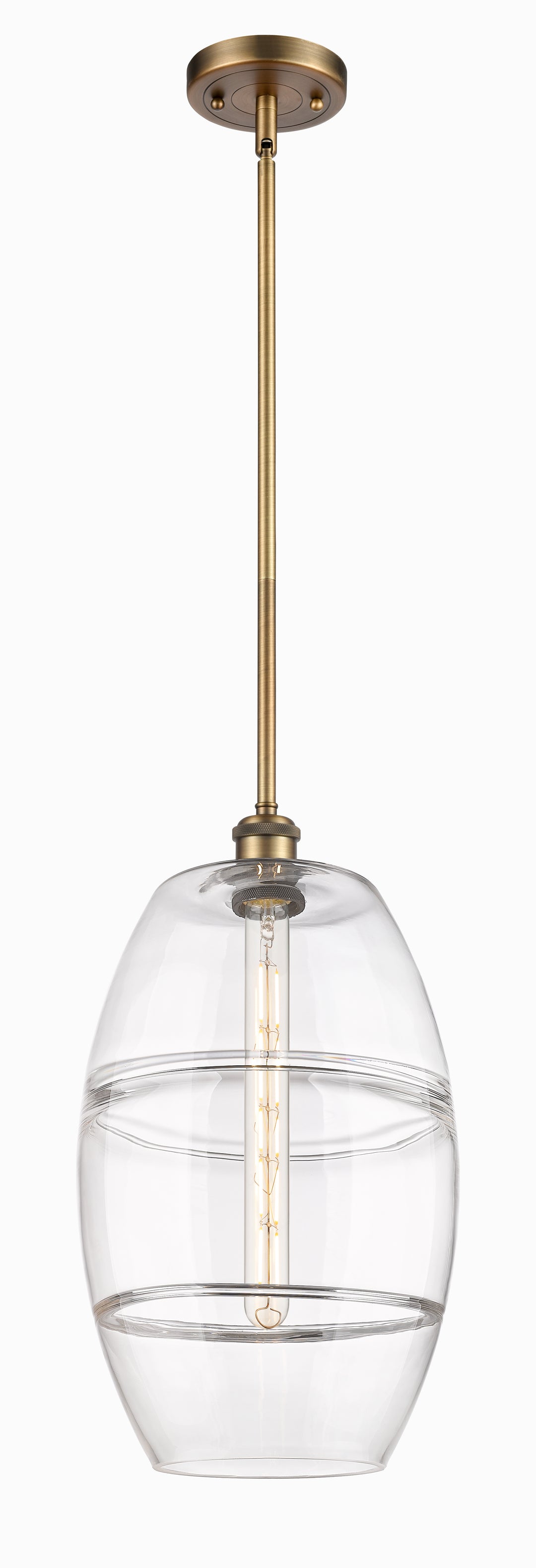 Innovations Lighting Vaz 10" Mini Pendant - Brushed Brass