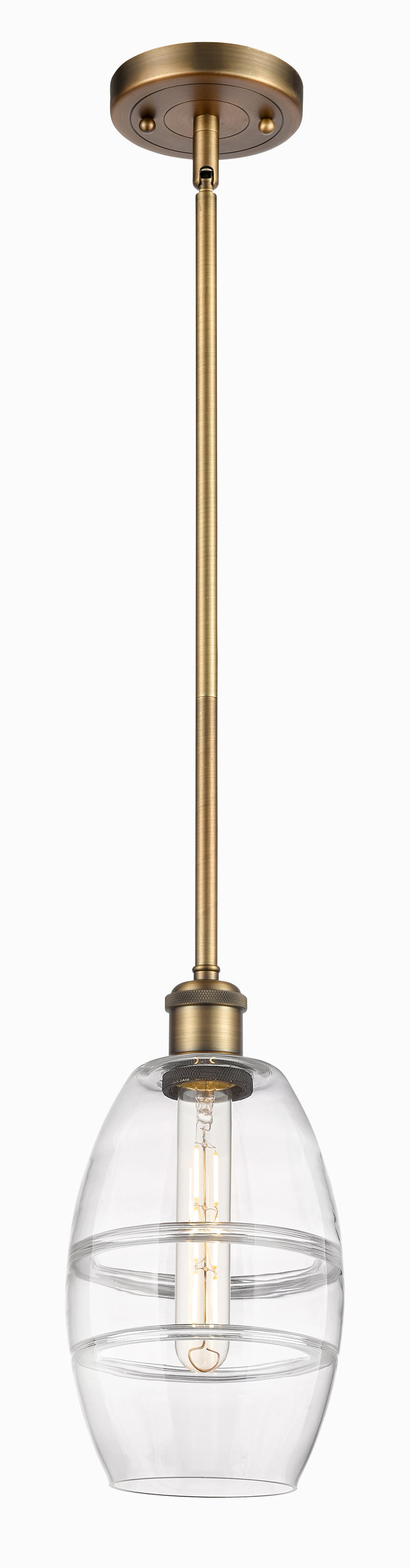 Innovations Lighting Vaz 6" Mini Pendant - Brushed Brass Mini-Pendants Innovations Lighting   