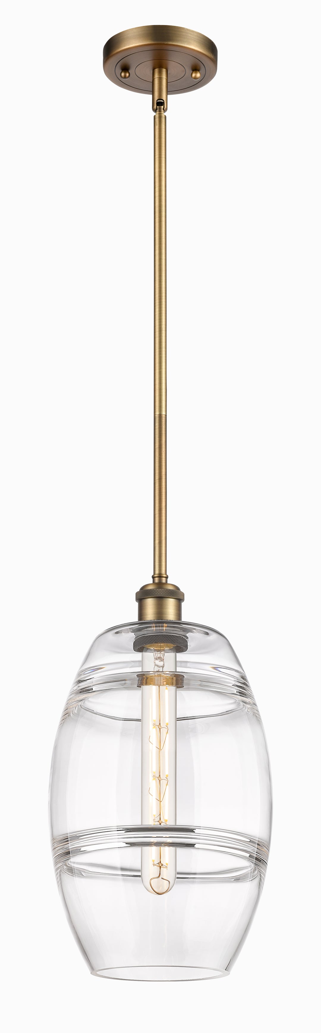 Innovations Lighting Vaz 8" Mini Pendant - Brushed Brass Mini-Pendants Innovations Lighting   