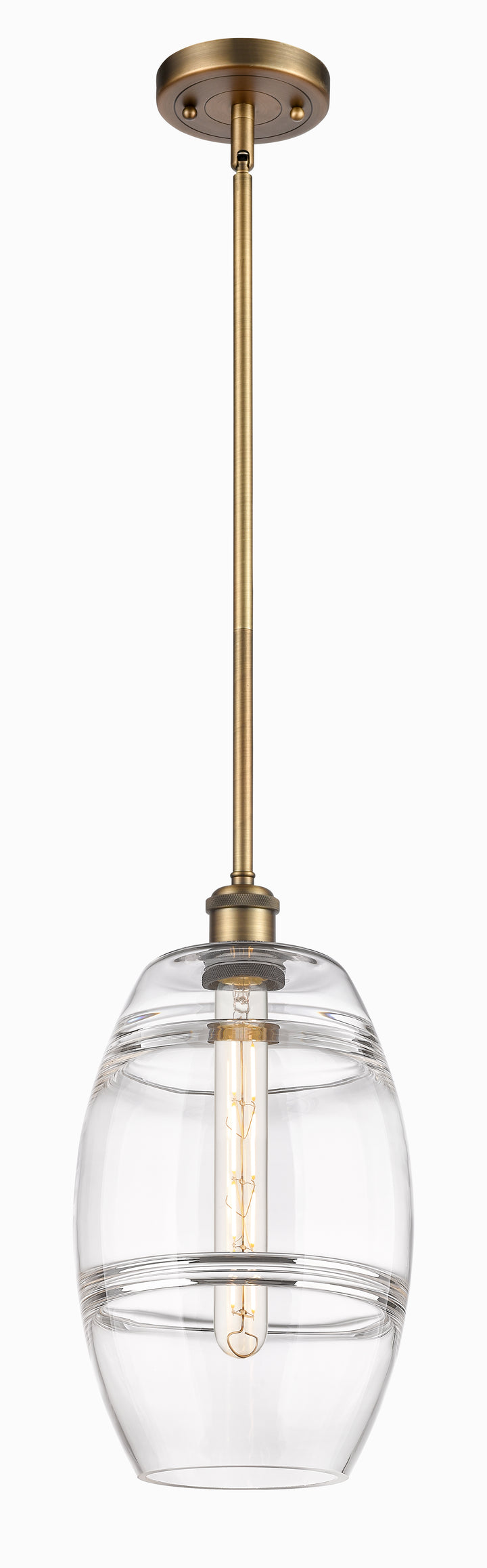 Innovations Lighting Vaz 8" Mini Pendant - Brushed Brass Mini-Pendants Innovations Lighting   