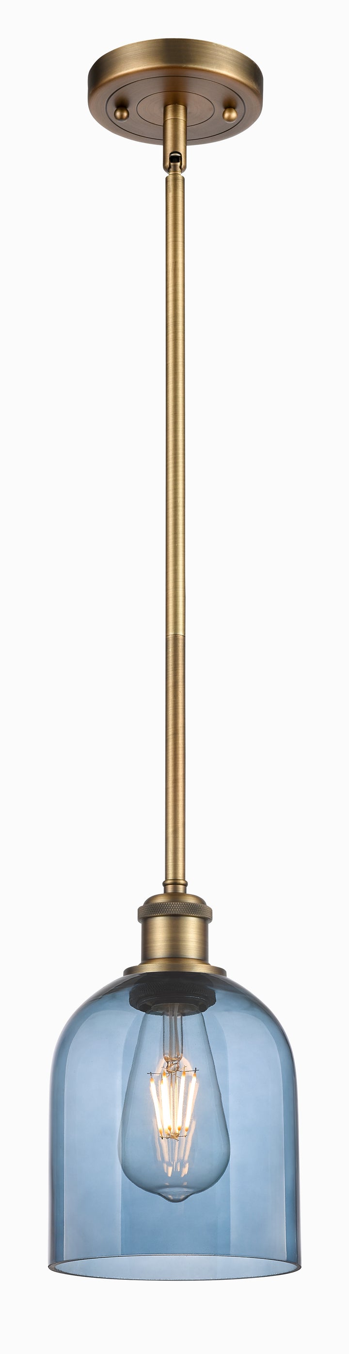 Innovations Lighting Bella 6" Mini Pendant - Brushed Brass Mini-Pendants Innovations Lighting   