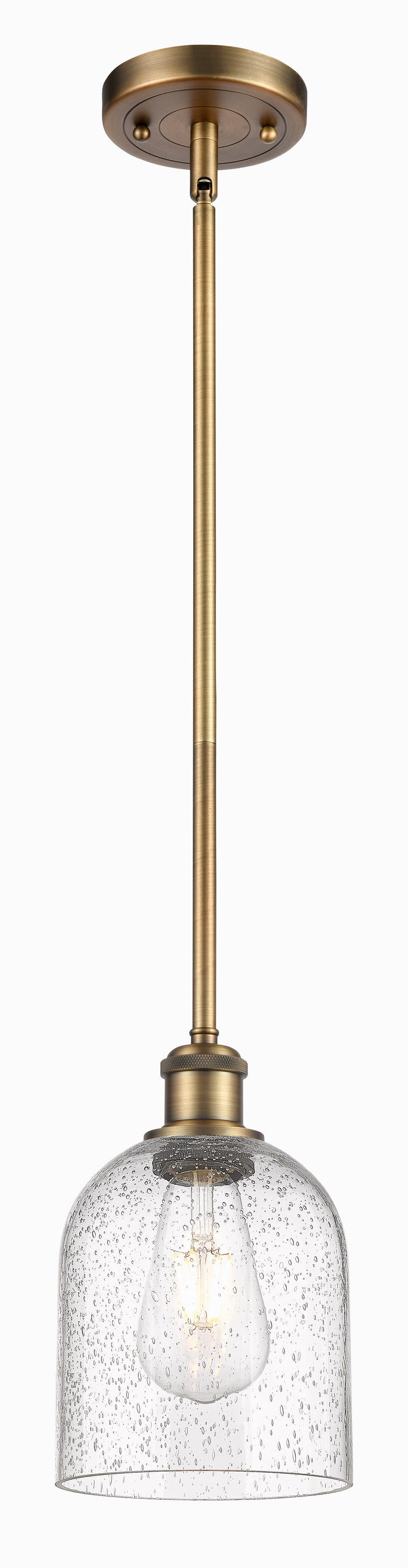 Innovations Lighting Bella 6" Mini Pendant - Brushed Brass Mini-Pendants Innovations Lighting   