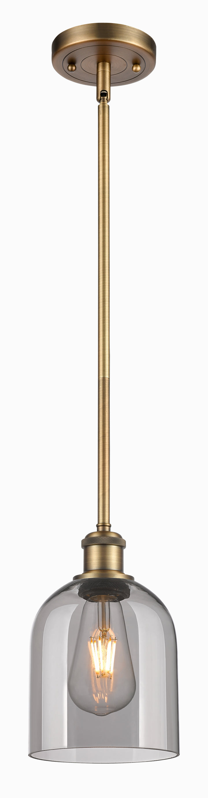 Innovations Lighting Bella 6" Mini Pendant - Brushed Brass Mini-Pendants Innovations Lighting   