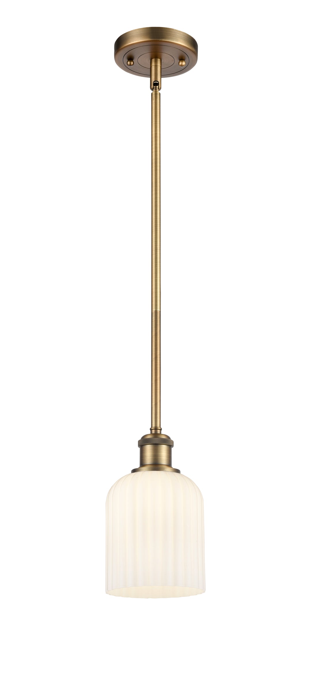 Innovations Lighting Bridal Veil 5" Mini Pendant - Brushed Brass Mini-Pendants Innovations Lighting   