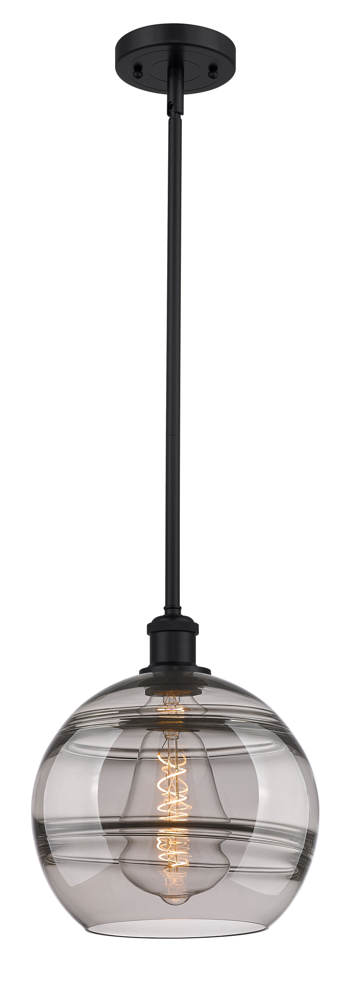 Innovations Lighting Rochester 10" Mini Pendant - Matte Black Mini-Pendants Innovations Lighting   