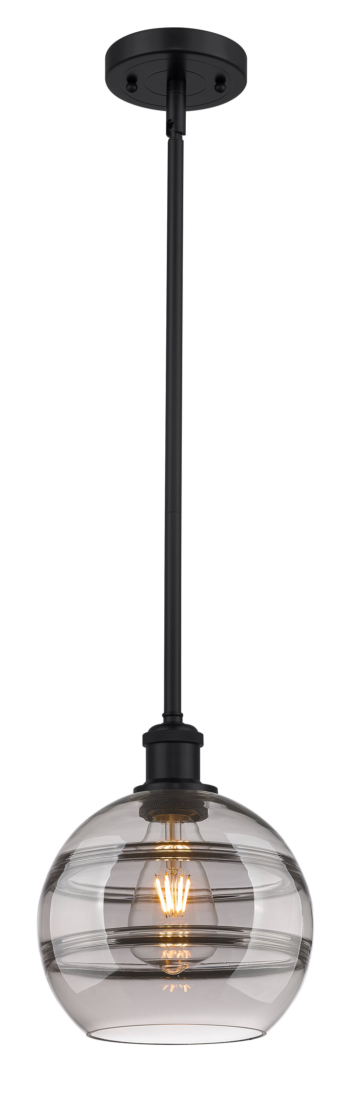 Innovations Lighting Rochester 8" Mini Pendant - Matte Black