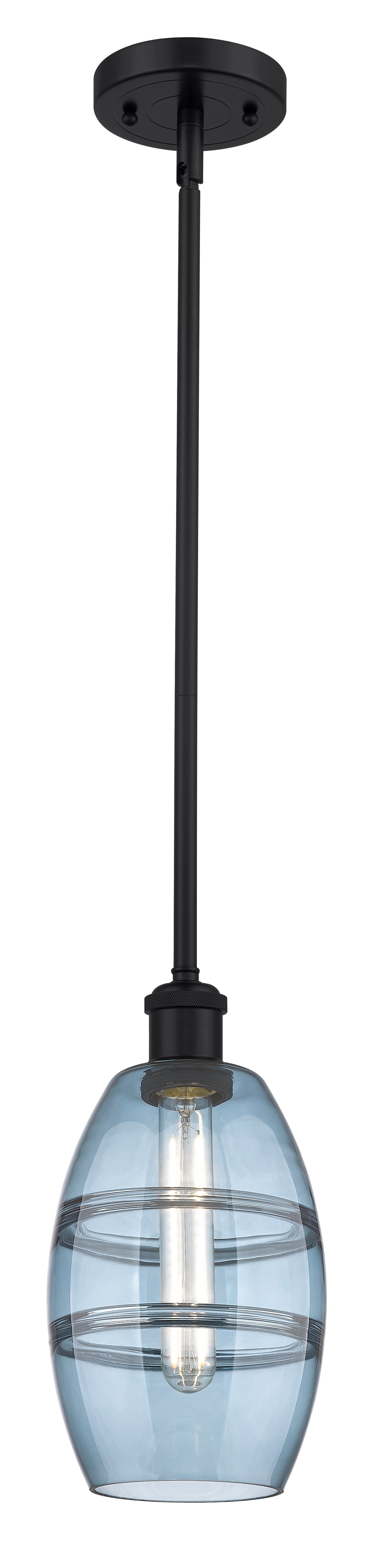 Innovations Lighting Vaz 6" Mini Pendant - Matte Black Mini-Pendants Innovations Lighting   