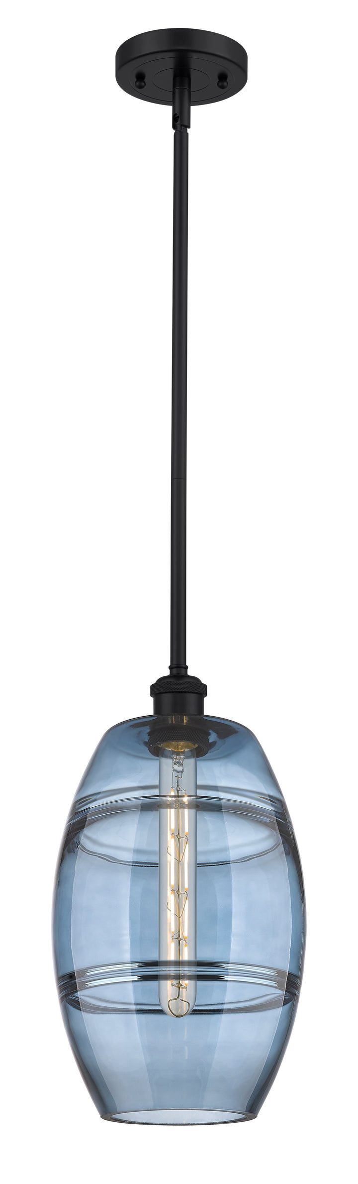 Innovations Lighting Vaz 8" Mini Pendant - Matte Black Mini-Pendants Innovations Lighting   