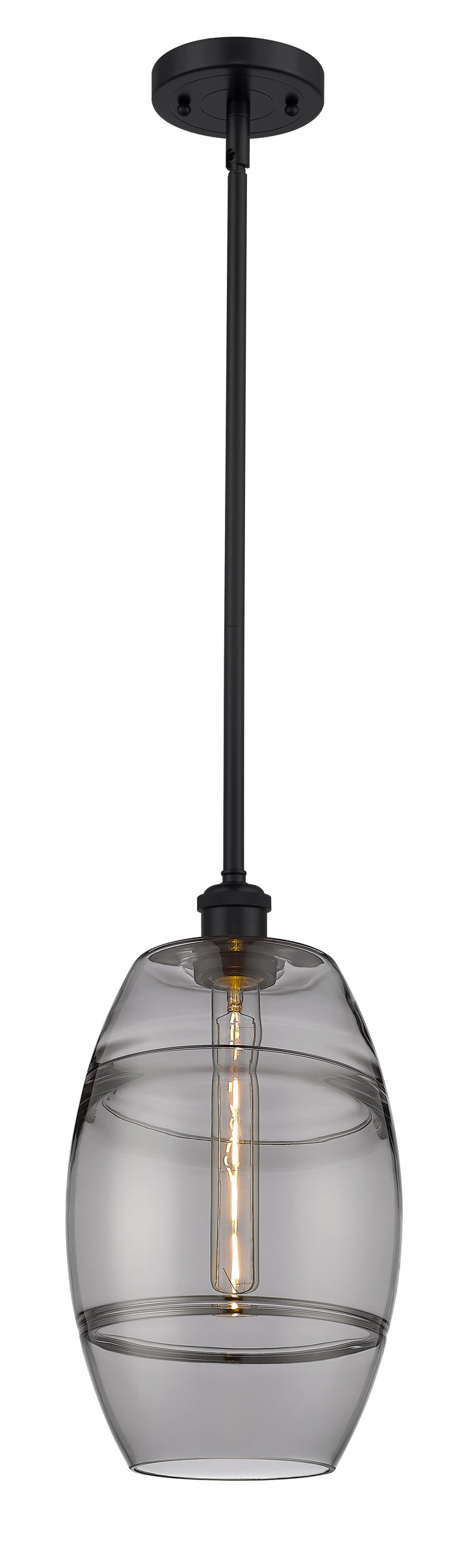 Innovations Lighting Vaz 8" Mini Pendant - Matte Black Mini-Pendants Innovations Lighting   