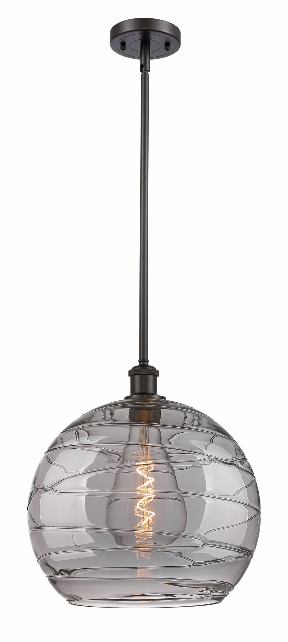 Innovations Lighting Athens Deco Swirl 14" Pendant - Oil Rubbed Bronze Pendants Innovations Lighting   