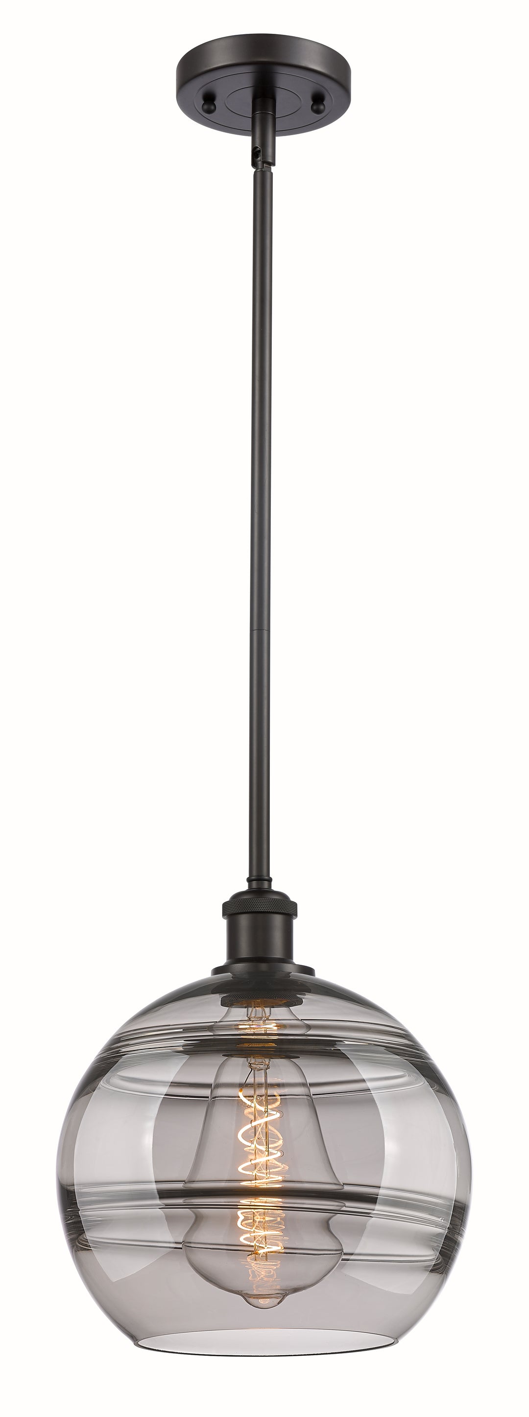 Innovations Lighting Rochester 10" Mini Pendant - Oil Rubbed Bronze Mini-Pendants Innovations Lighting   