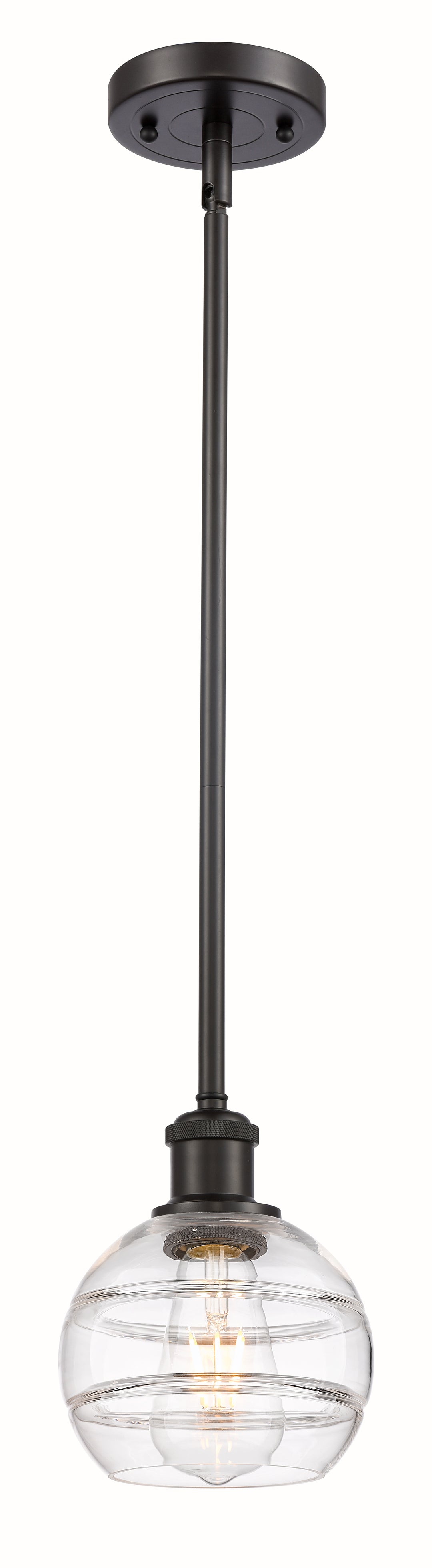 Innovations Lighting Rochester 6" Mini Pendant - Oil Rubbed Bronze Mini-Pendants Innovations Lighting   