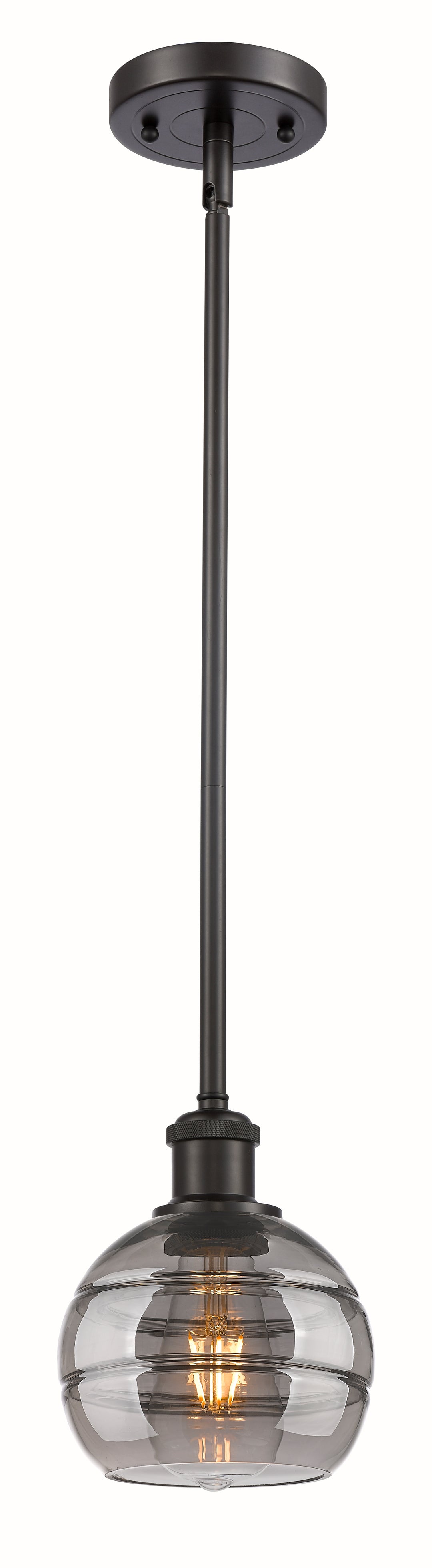 Innovations Lighting Rochester 6" Mini Pendant - Oil Rubbed Bronze Mini-Pendants Innovations Lighting   