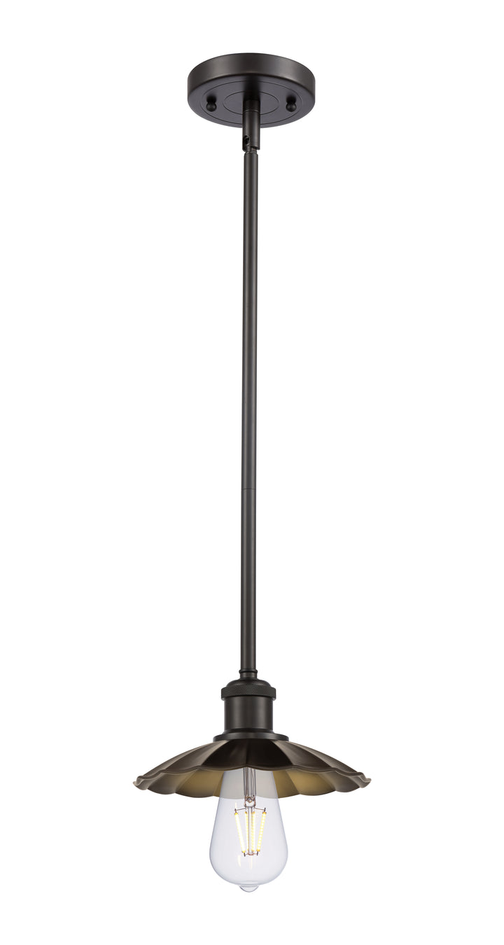 Innovations Lighting Scallop 7.5" Mini Pendant - Oil Rubbed Bronze Mini-Pendants Innovations Lighting   