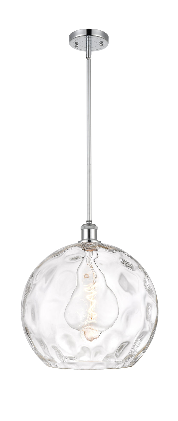 Innovations Lighting Athens Water Glass 14" Pendant - Polished Chrome Pendants Innovations Lighting   