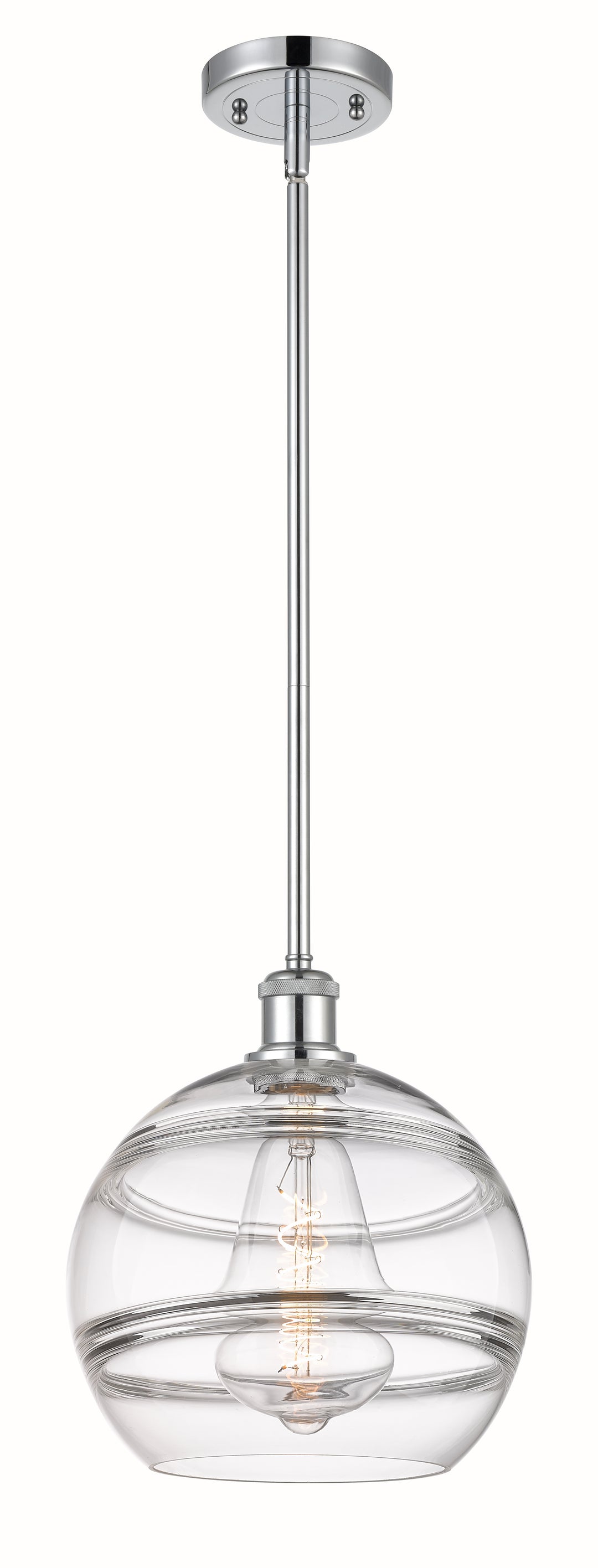 Innovations Lighting Rochester 10" Mini Pendant - Polished Chrome Mini-Pendants Innovations Lighting   