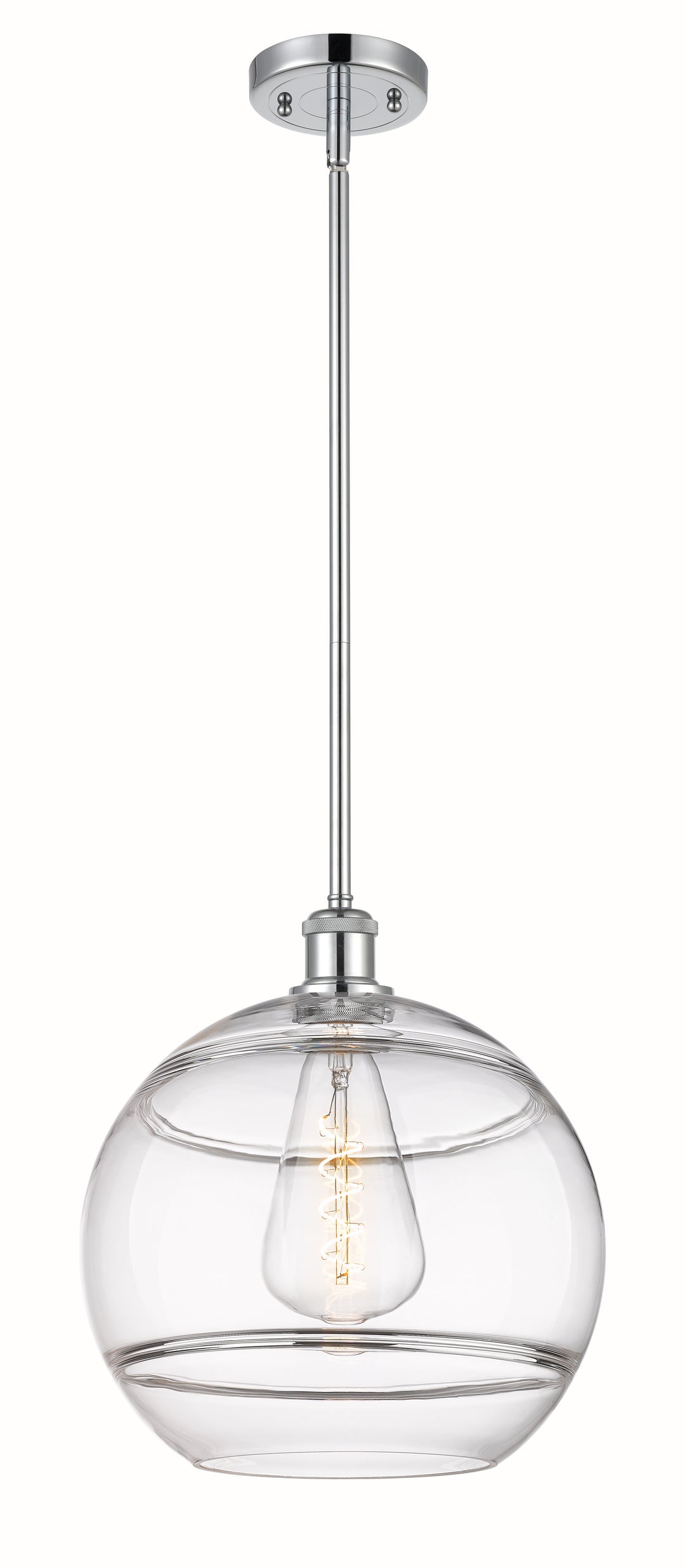 Innovations Lighting Rochester 12" Mini Pendant - Polished Chrome Mini-Pendants Innovations Lighting   