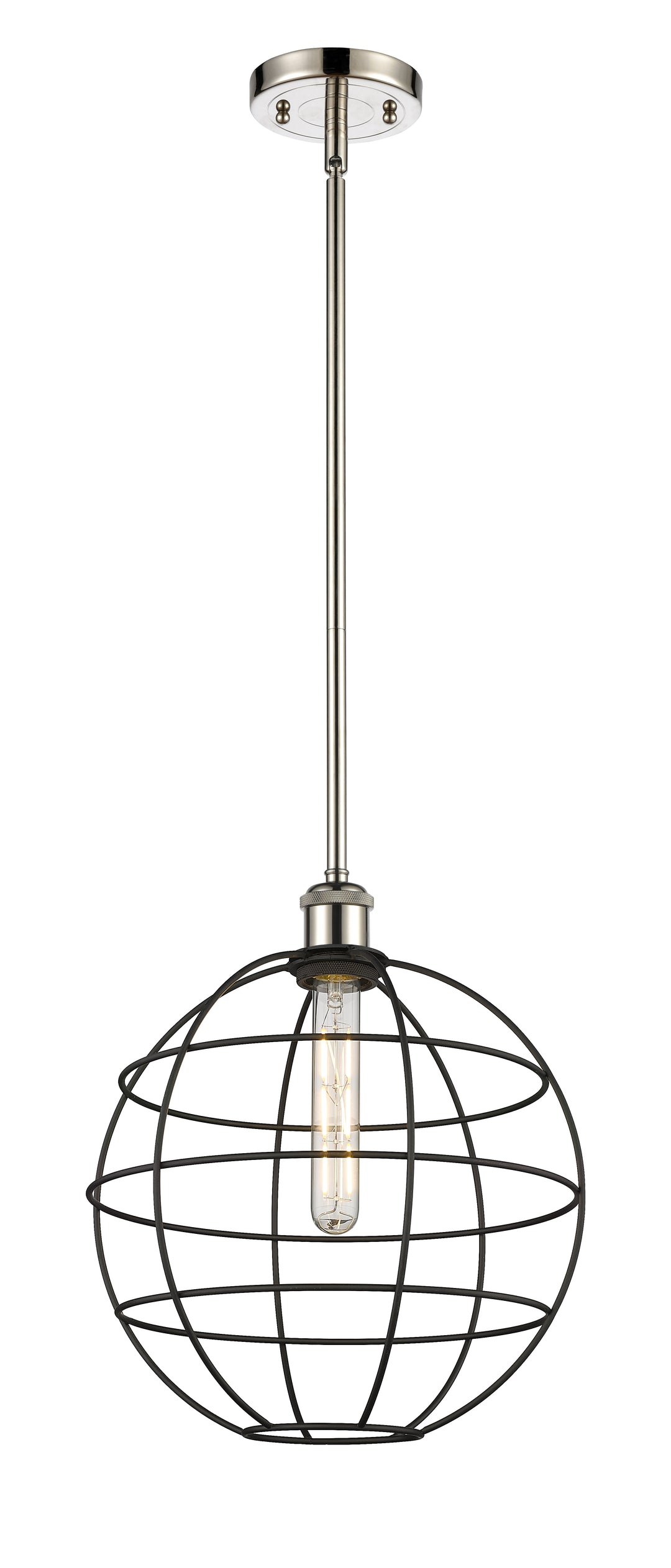 Innovations Lighting Lake Placid 12" Mini Pendant - Polished Nickel Mini-Pendants Innovations Lighting Default Title  