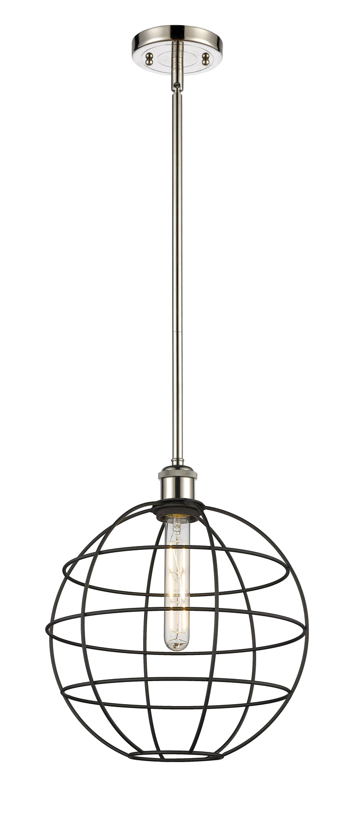 Innovations Lighting Lake Placid 12" Mini Pendant - Polished Nickel Mini-Pendants Innovations Lighting Default Title  