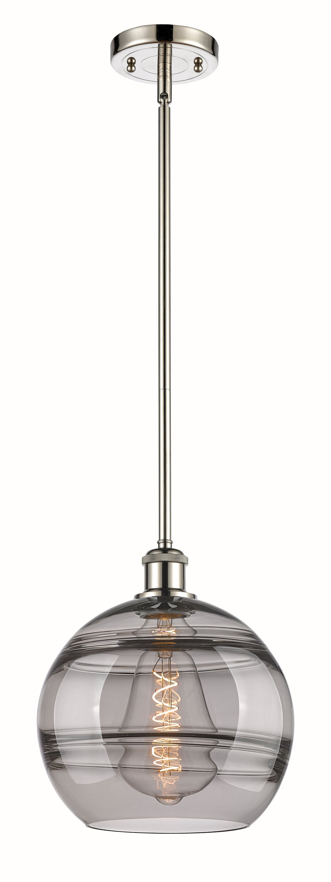 Innovations Lighting Rochester 10" Mini Pendant - Polished Nickel Mini-Pendants Innovations Lighting   