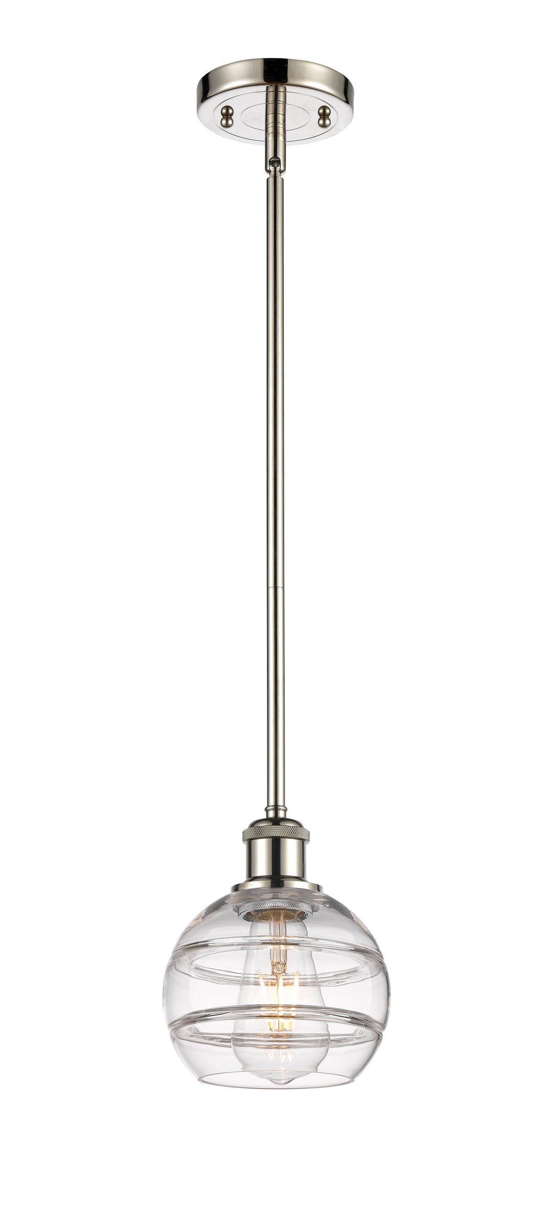 Innovations Lighting Rochester 6" Mini Pendant - Polished Nickel