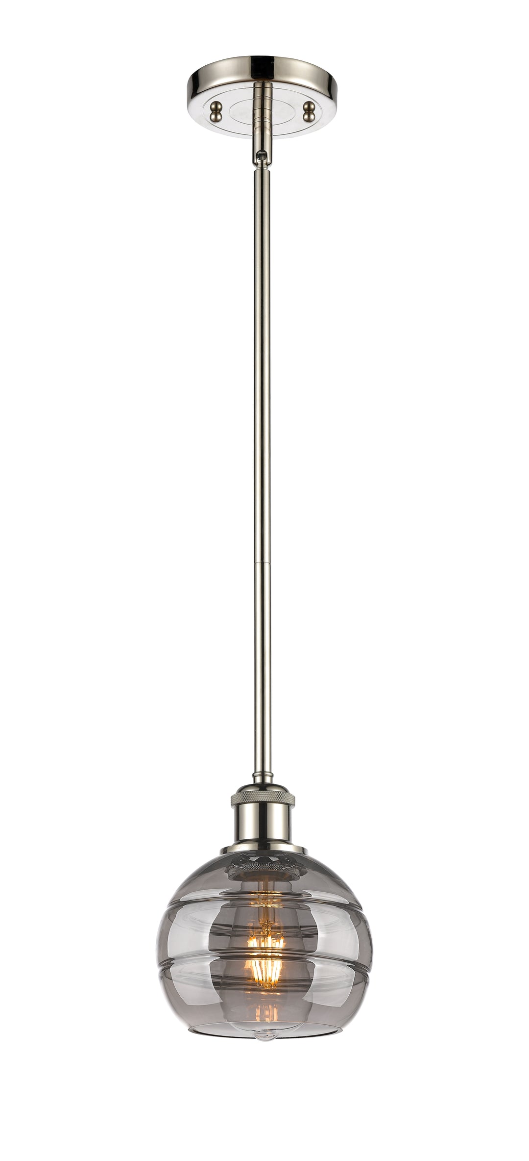 Innovations Lighting Rochester 6" Mini Pendant - Polished Nickel Mini-Pendants Innovations Lighting   