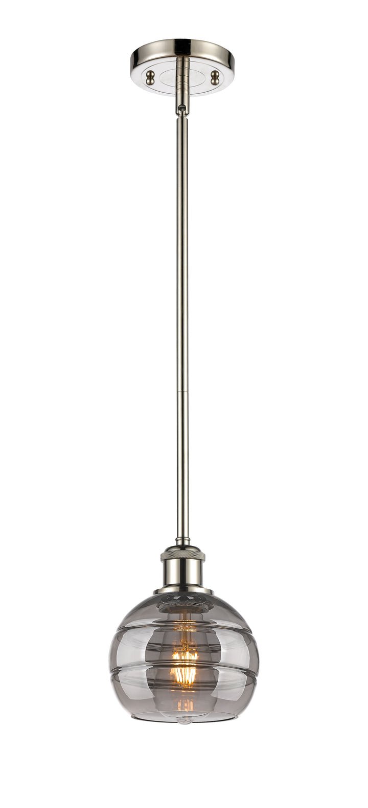 Innovations Lighting Rochester 6" Mini Pendant - Polished Nickel