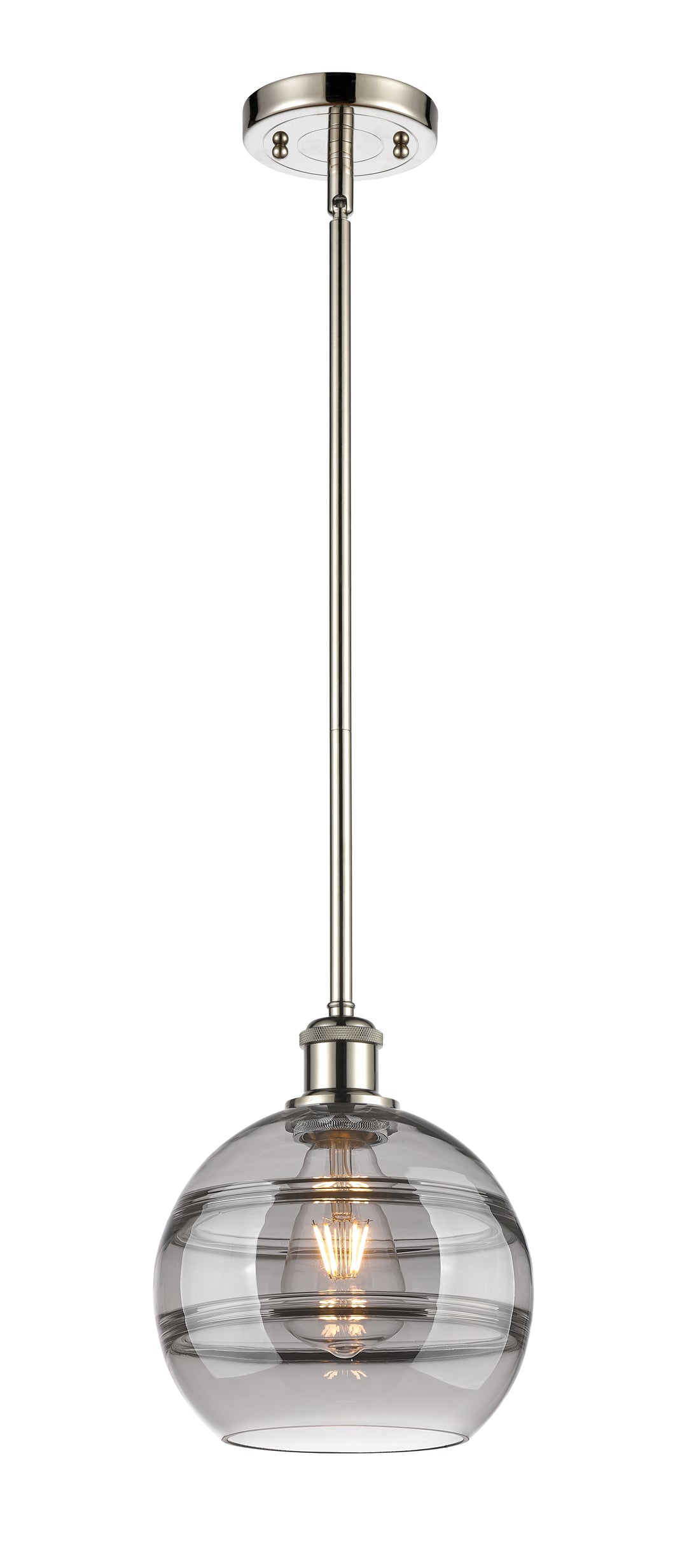 Innovations Lighting Rochester 8" Mini Pendant - Polished Nickel