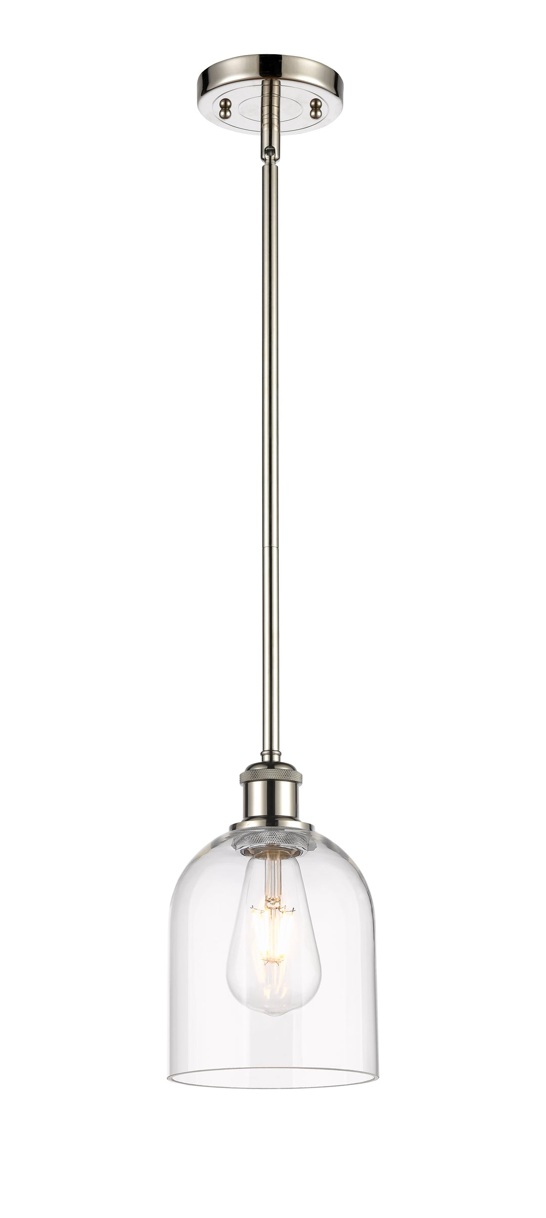 Innovations Lighting Bella 6" Mini Pendant - Polished Nickel Mini-Pendants Innovations Lighting   