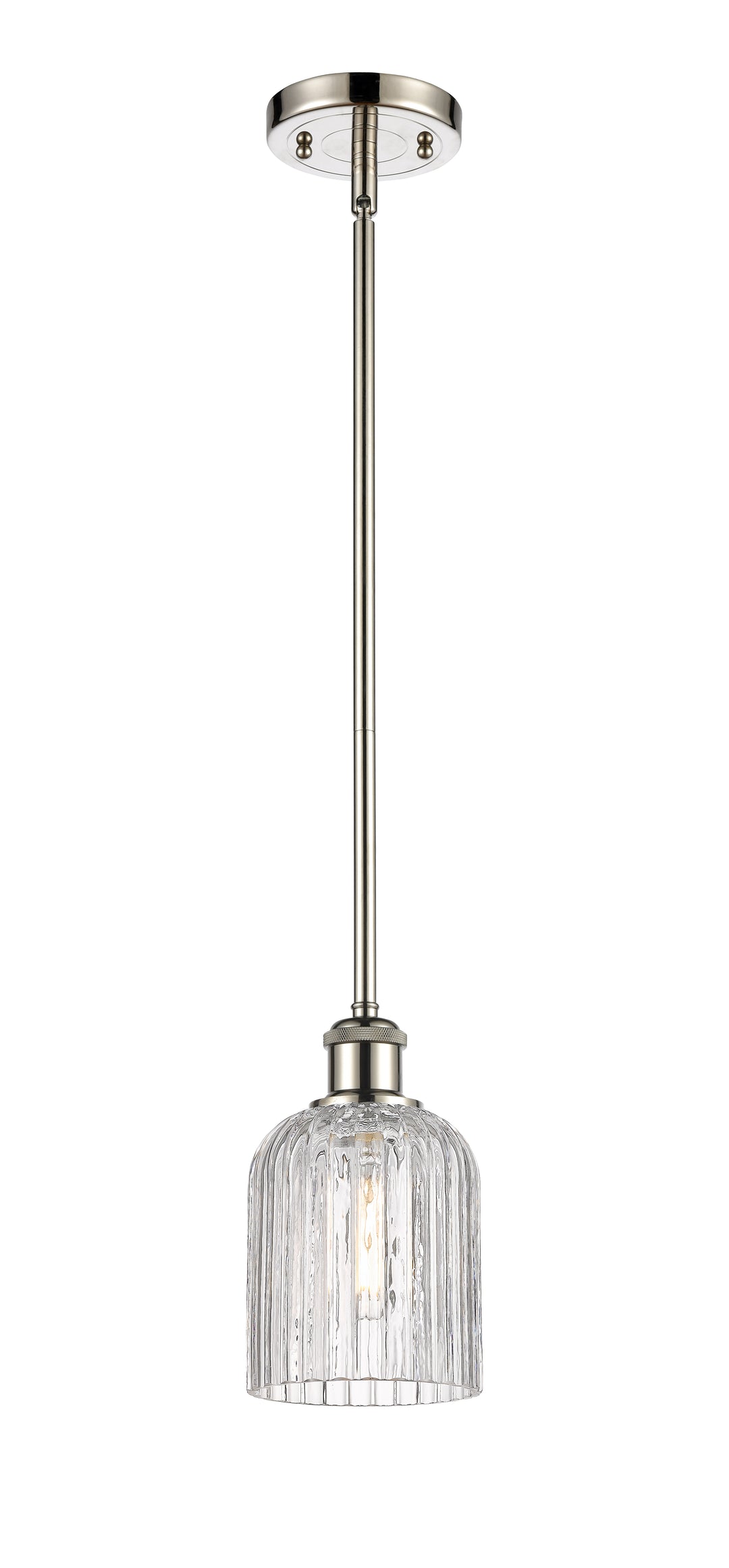 Innovations Lighting Bridal Veil 5" Mini Pendant - Polished Nickel Mini-Pendants Innovations Lighting   