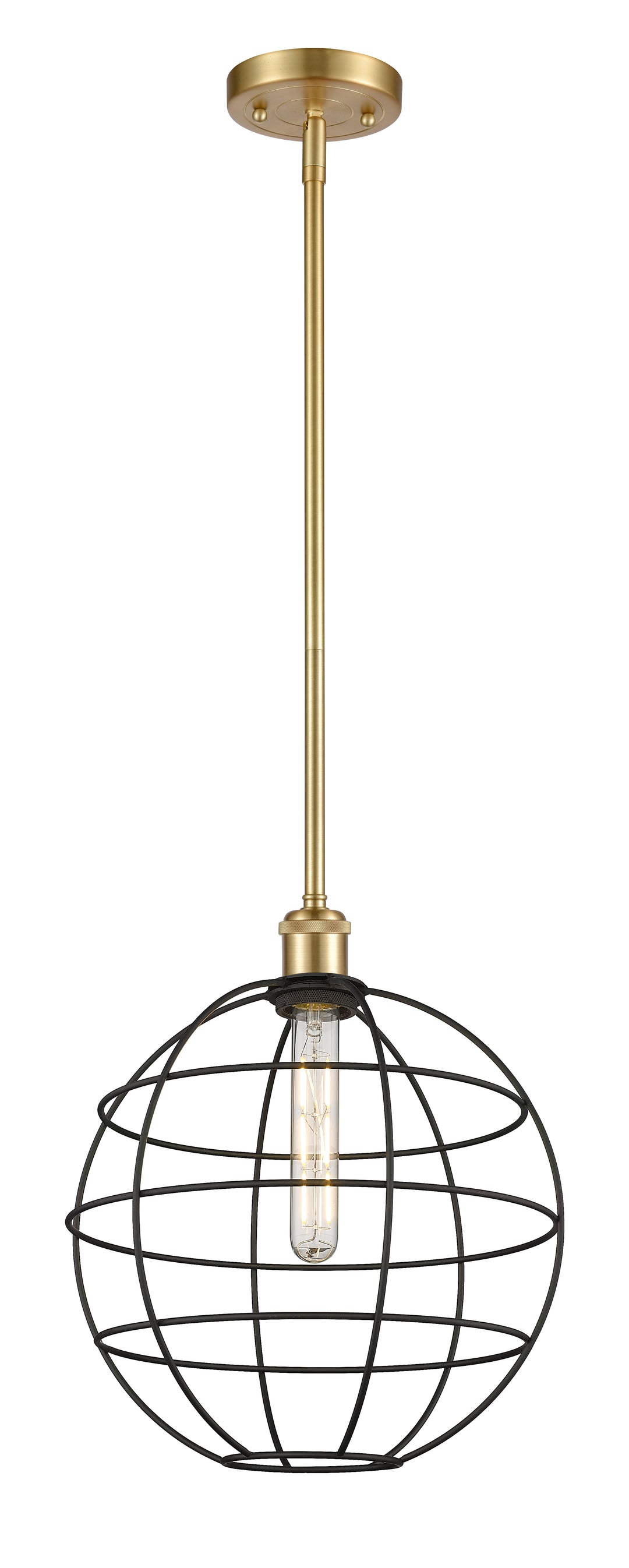 Innovations Lighting Lake Placid 12" Mini Pendant - Satin Gold Mini-Pendants Innovations Lighting Default Title  