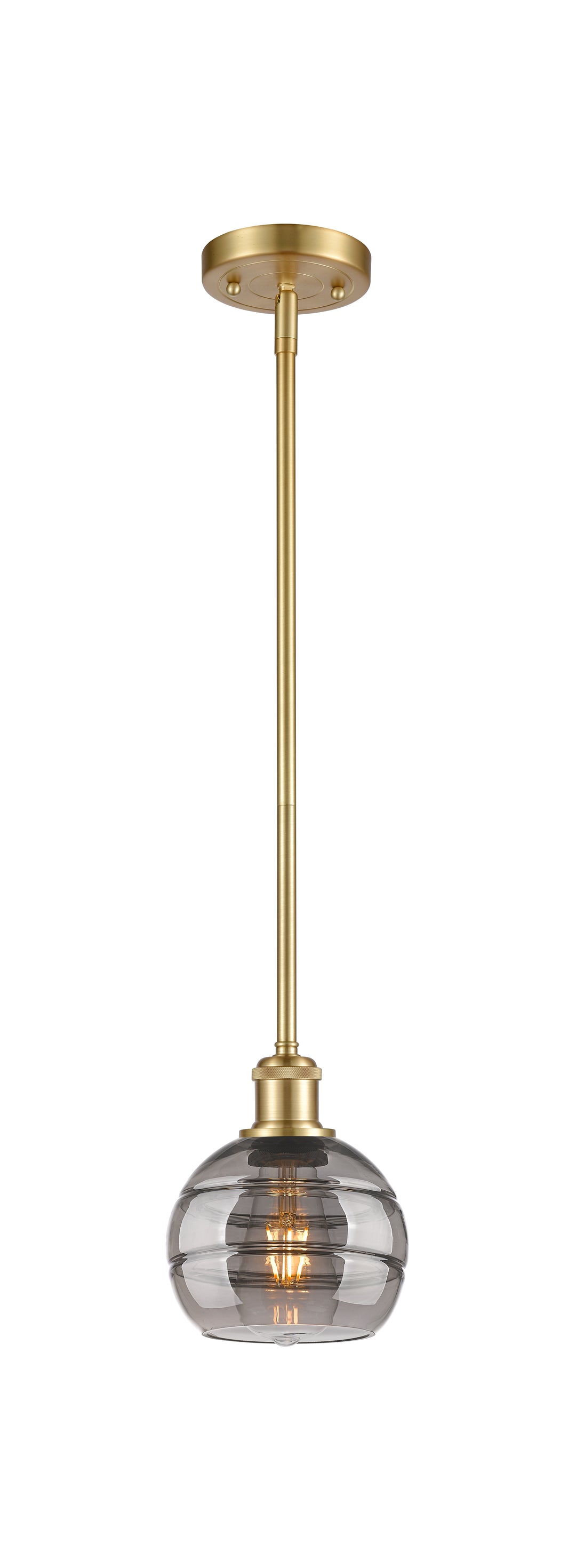 Innovations Lighting Rochester 6" Mini Pendant - Satin Gold