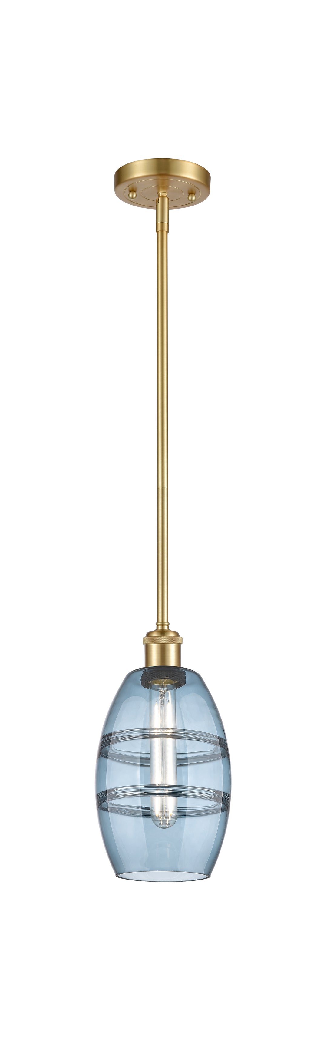 Innovations Lighting Vaz 6" Mini Pendant - Satin Gold Mini-Pendants Innovations Lighting   