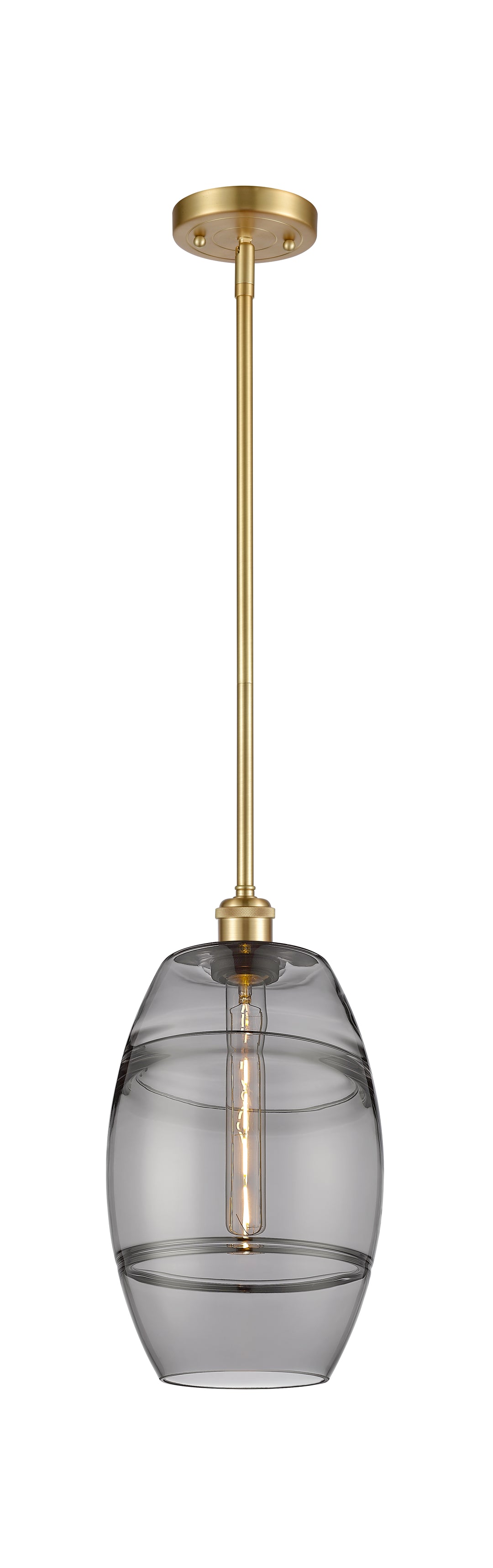 Innovations Lighting Vaz 8" Mini Pendant - Satin Gold Mini-Pendants Innovations Lighting   