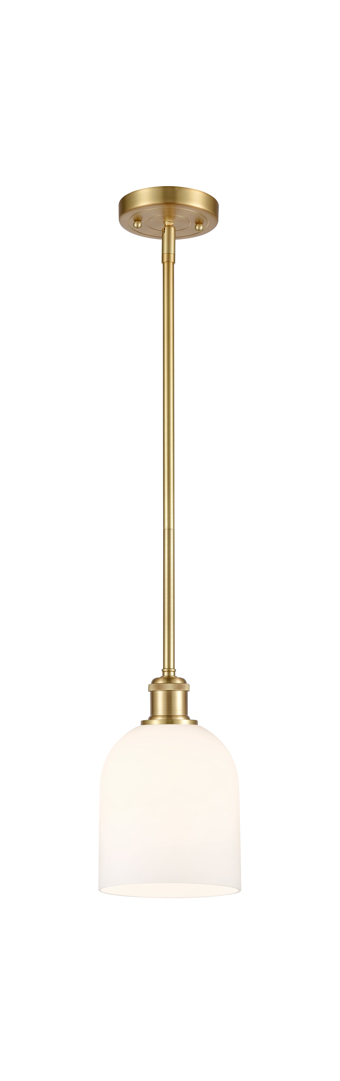 Innovations Lighting Bella 6" Mini Pendant - Satin Gold Mini-Pendants Innovations Lighting   