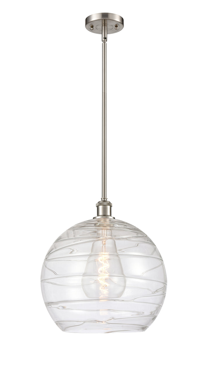 Innovations Lighting Athens Deco Swirl 14" Pendant - Brushed Satin Nickel Pendants Innovations Lighting   